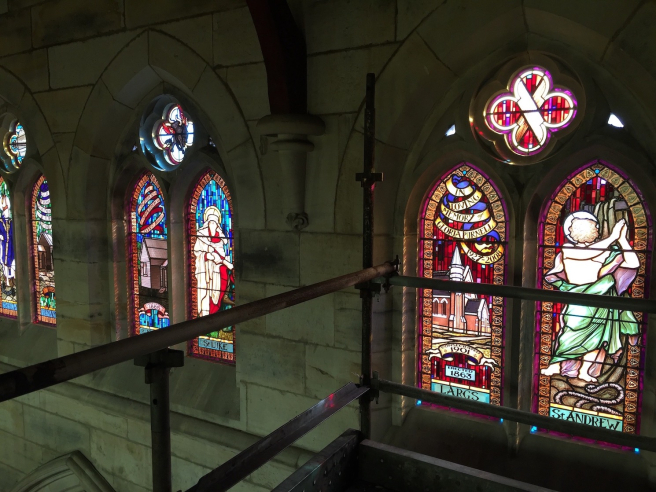 View showing relationship of new windows to last year's install