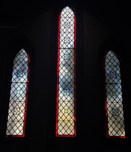 The main Oxford Room windows after restoration