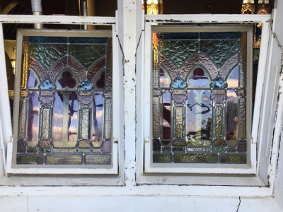 Ventilating sashes completed