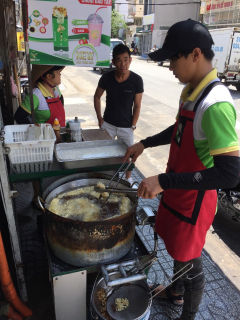 Deep friend bananas, Saigon