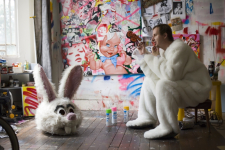 Ben Frost in his Hibernian studio 2010